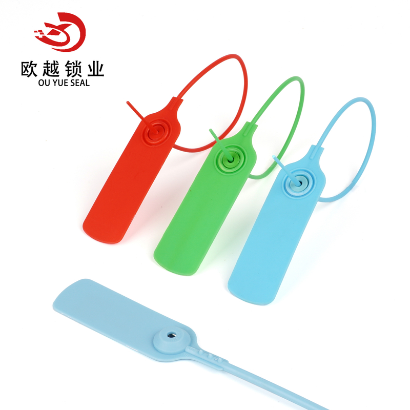 OY-PS104 Пластиковая защита от несанкционированного доступа уплотняет пластиковую печать безопасности со штрих-кодом